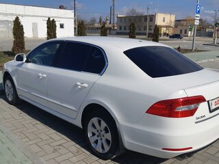 2013 Skoda Superb DSG II Рестайлинг, белый, 1175000 рублей, вид 4