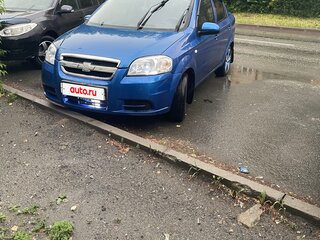 2008 Chevrolet Aveo I Рестайлинг, синий, 450000 рублей, вид 1