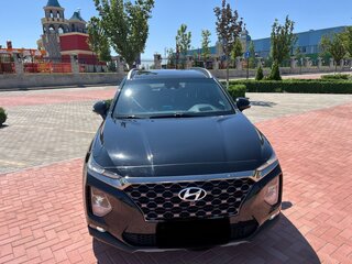 2019 Hyundai Santa Fe IV, чёрный, 3050000 рублей, вид 3