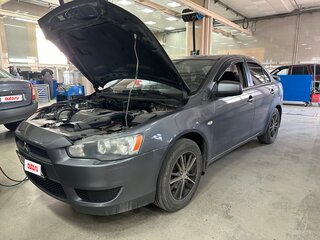 2008 Mitsubishi Lancer X, серый, 625000 рублей, вид 1