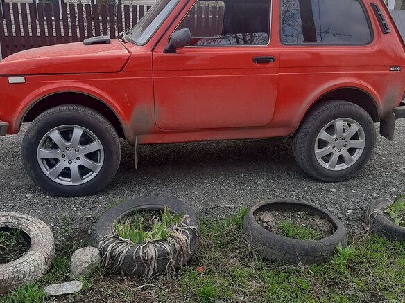 1996 Lada (ВАЗ) 2121 (4x4) I Рестайлинг, красный, 260000 рублей - вид 3