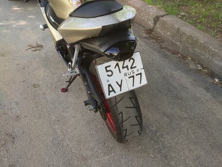 2006 Kawasaki ZX-6 Ninja, золотистый, 450000 рублей, вид 4