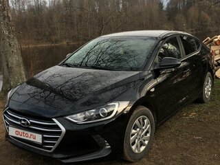 2016 Hyundai Elantra VI (AD), чёрный, 1600000 рублей, вид 3