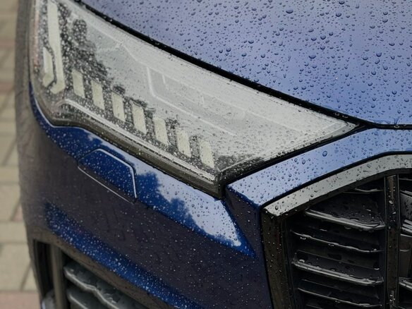 2023 Audi Q7 45 TFSI II (4M) Рестайлинг, синий, 4950000 рублей - вид 6
