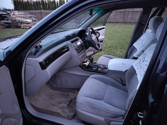 2002 Toyota Crown XI (S170), синий, 1150000 рублей - вид 8