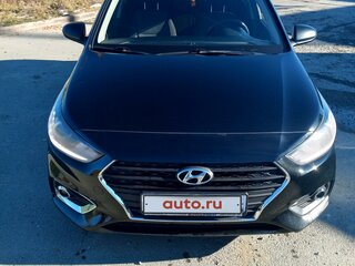2017 Hyundai Solaris II, чёрный, 1250000 рублей, вид 1