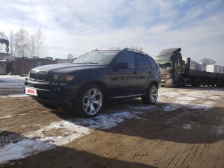 2004 BMW X5 3.0i I (E53) Рестайлинг, чёрный, 1000000 рублей, вид 1