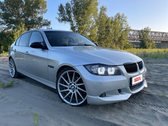 2007 BMW 3 серии 320d V (E90/E91/E92/E93), серебристый, 1090000 рублей - вид 2