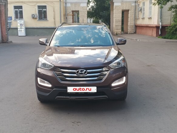 2013 Hyundai Santa Fe III, коричневый, 1630000 рублей - вид 2