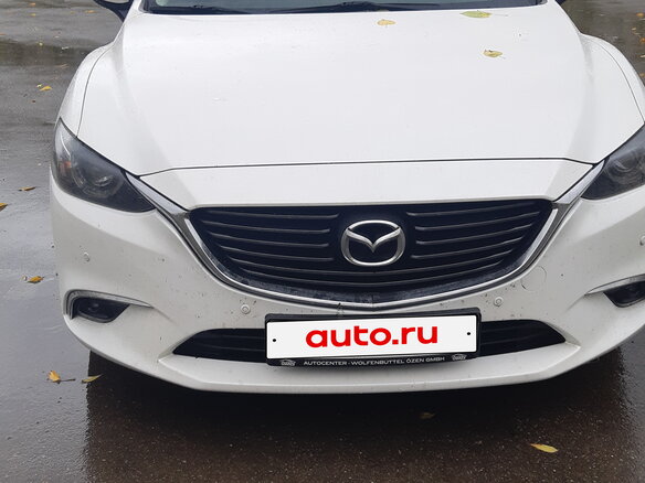 2018 Mazda 6 III (GJ) Рестайлинг, белый, 1800000 рублей
