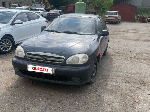 2008 Chevrolet Lanos I, чёрный - вид 1