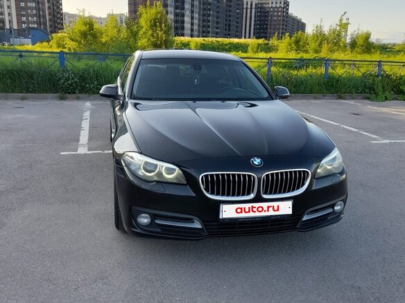 2016 BMW 5 серии 520d VI (F10/F11/F07) Рестайлинг, чёрный, 2150000 рублей