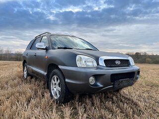 2004 Hyundai Santa Fe I, чёрный, 550000 рублей, вид 3