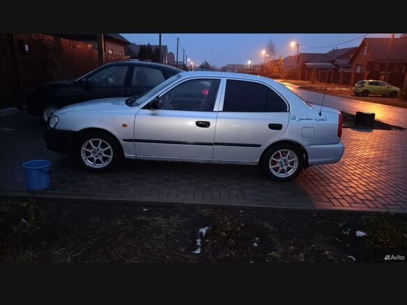 2009 Hyundai Accent ТагАЗ II, серебристый, 380000 рублей - вид 4