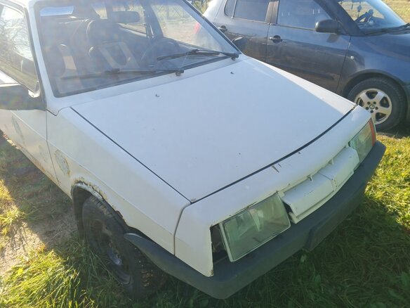 1990 Lada (ВАЗ) 2109, белый, 35000 рублей - вид 4