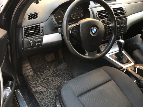 2007 BMW X3 25i I (E83) Рестайлинг, чёрный, 977000 рублей - вид 10