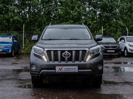 2016 Toyota Land Cruiser Prado 150 Series Рестайлинг 1, серый, 3299000 рублей, вид 3