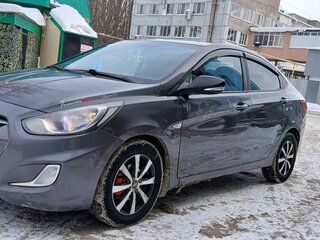 2012 Hyundai Solaris I, чёрный, 480000 рублей, вид 1