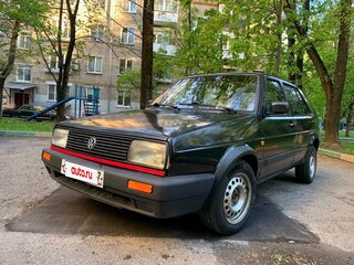 1988 Volkswagen Golf KAT II, чёрный, 140000 рублей, вид 1