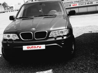 2003 BMW X5 3.0i I (E53), синий, 1700000 рублей, вид 2