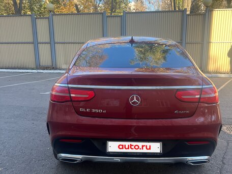 2018 Mercedes-Benz GLE Coupe 350 d I (C292), красный, 4950000 рублей, вид 4