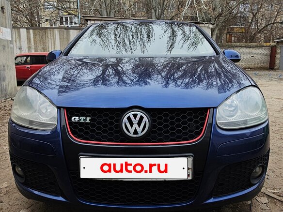 2006 Volkswagen Golf V, синий, 360000 рублей - вид 2