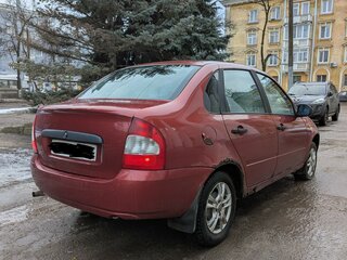2008 Lada (ВАЗ) Kalina I, красный, 125000 рублей, вид 2