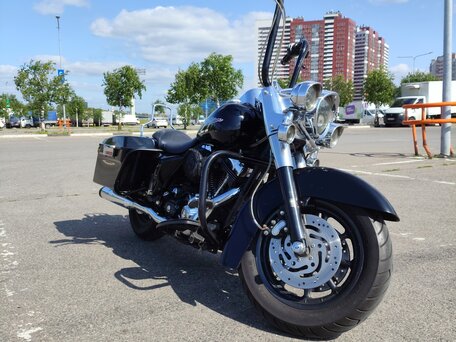 2004 Harley-Davidson Road King, чёрный, 800000 рублей, вид 3