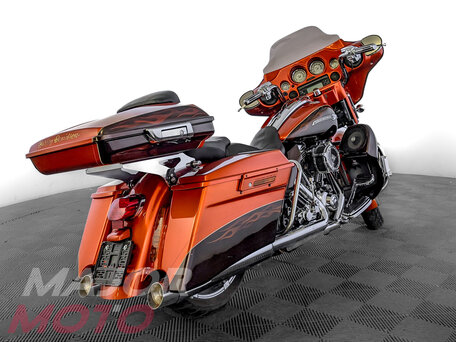 2012 Harley-Davidson CVO Street Glide, оранжевый, 1290000 рублей, вид 2