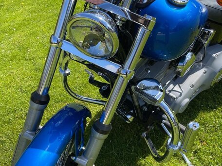 2004 Harley-Davidson Softail Standard, синий, 796000 рублей, вид 2