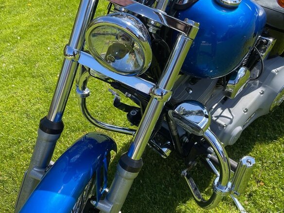 2004 Harley-Davidson Softail Standard, синий, 796000 рублей - вид 1