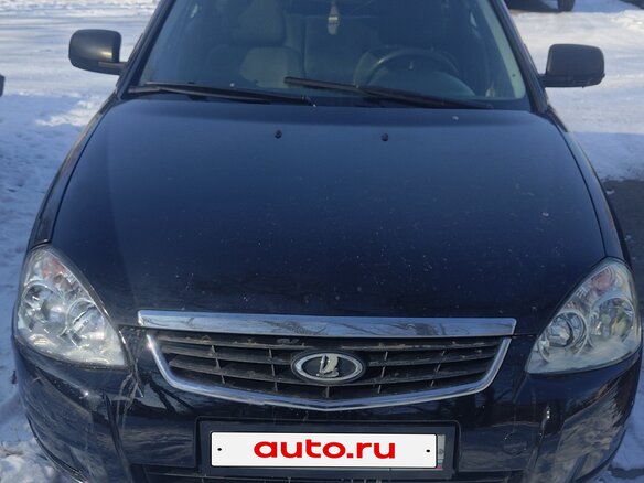 2008 Lada (ВАЗ) Priora I, чёрный, 550000 рублей