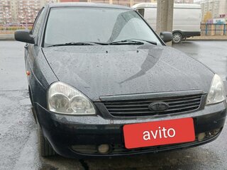 2008 Lada (ВАЗ) Priora I, чёрный, 450000 рублей, вид 1
