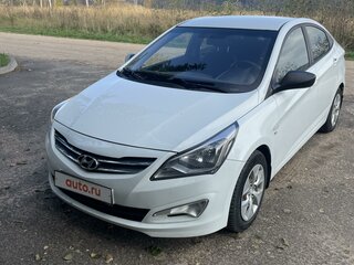 2016 Hyundai Solaris I Рестайлинг, белый, 1050000 рублей, вид 2