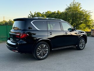 2018 Infiniti QX80 I Рестайлинг 2, чёрный, 3700000 рублей, вид 3