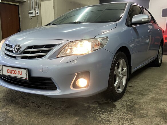 2011 Toyota Corolla X (E140, E150) Рестайлинг, голубой - вид 5
