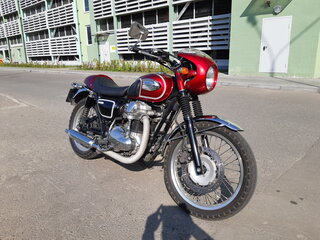 2002 Kawasaki W 650, красный, 700000 рублей, вид 3