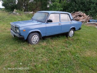 2003 Lada (ВАЗ) 2107, голубой, 100000 рублей, вид 2