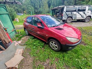 2002 Peugeot 206, красный, 150000 рублей, вид 4