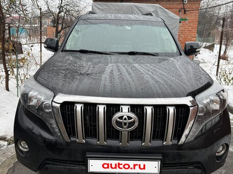 2017 Toyota Land Cruiser Prado 150 Series Рестайлинг 1, чёрный, 5500000 рублей, вид 2