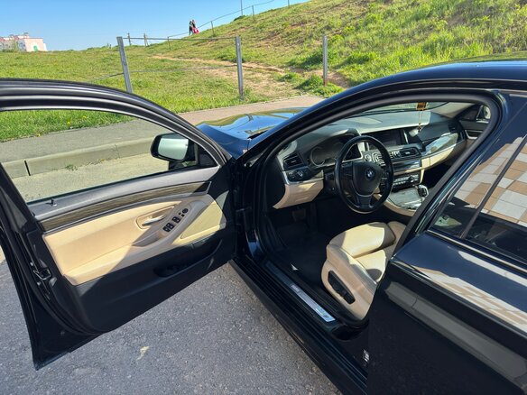 2016 BMW 5 серии 530d xDrive VI (F10/F11/F07) Рестайлинг, чёрный, 3200000 рублей - вид 6