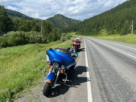 2007 Harley-Davidson Electra Glide, синий, 760000 рублей, вид 2