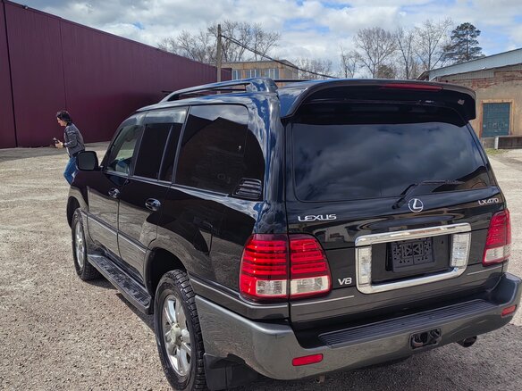 2004 Lexus LX 470 II Рестайлинг, чёрный, 2850000 рублей - вид 4