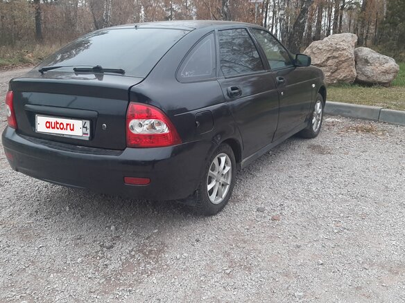 2008 Lada (ВАЗ) Priora I, чёрный, 270000 рублей - вид 6