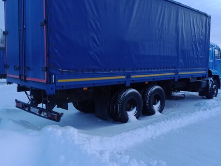 2008 КамАЗ 65117, синий, 1800000 рублей, вид 4