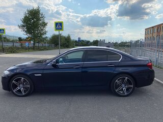 2013 BMW 5 серии 520i VI (F10/F11/F07) Рестайлинг, синий, 2470000 рублей, вид 5