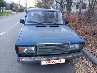 2005 Lada (ВАЗ) 2107, синий, 55000 рублей, вид 1