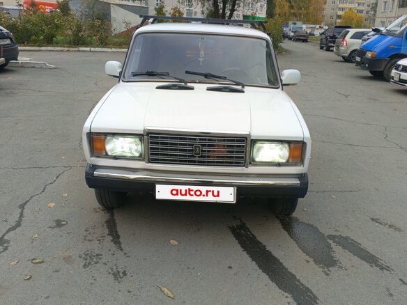 2008 Lada (ВАЗ) 2107, белый, 160000 рублей