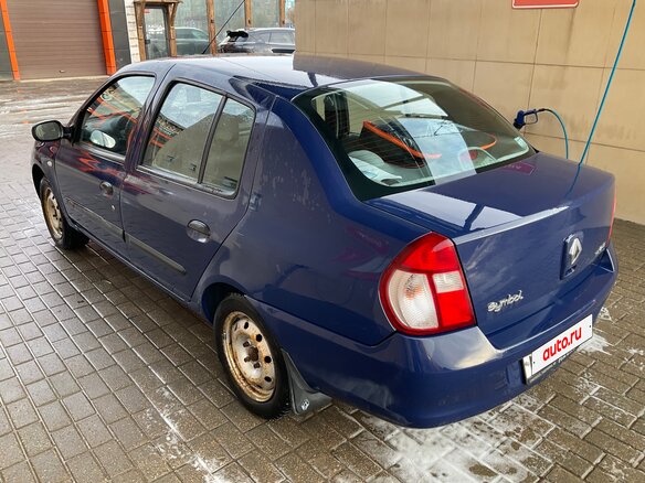 2007 Renault Symbol I Рестайлинг 2, синий, 450000 рублей - вид 5