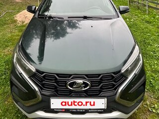2024 Lada (ВАЗ) Vesta SW Cross I Рестайлинг (NG), зелёный, 1300000 рублей, вид 1